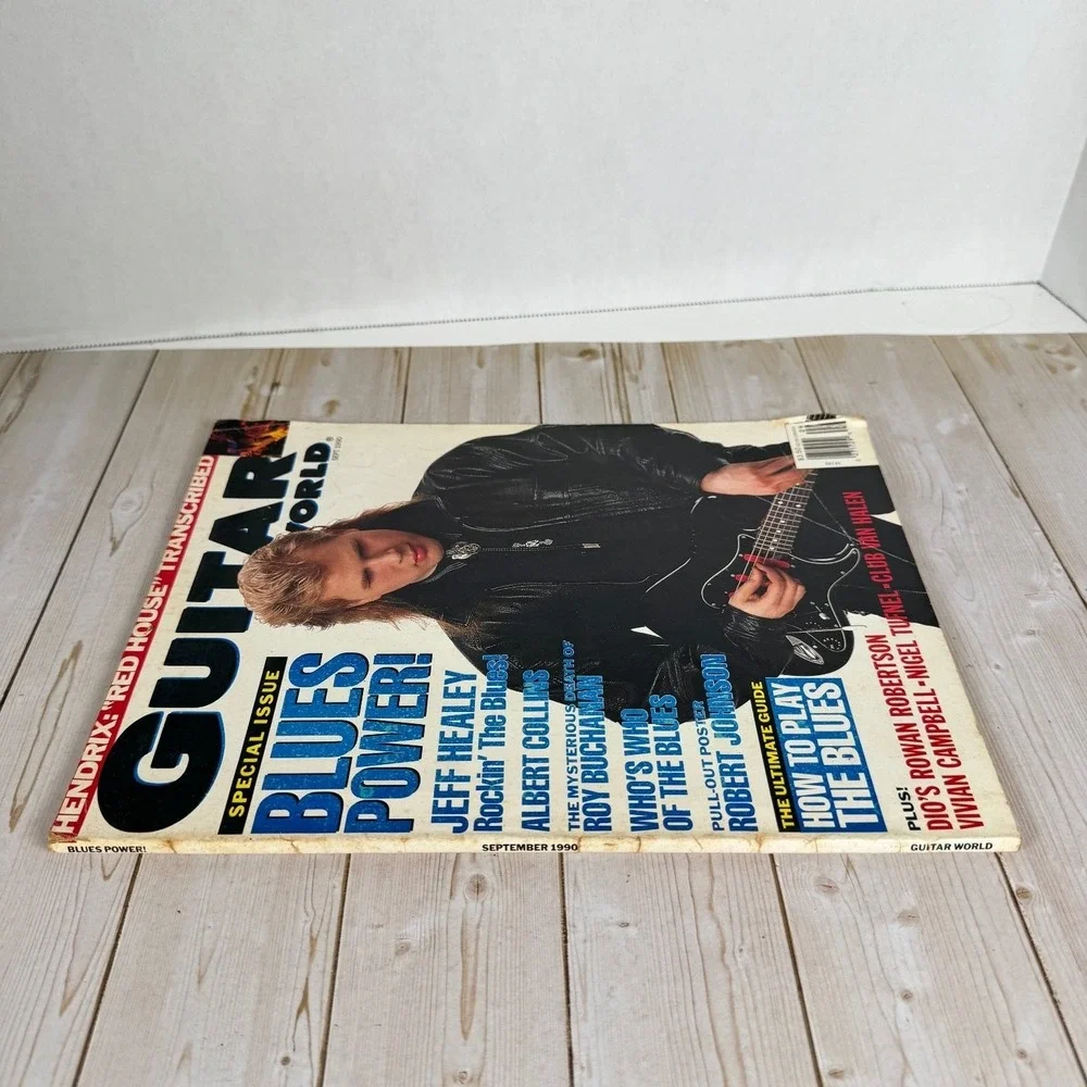 Guitar World Sept 1990 Blues Power Robert Johnson Poster Hendrix (B)